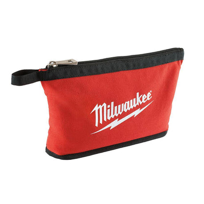 14 In., 12 In., 8 In. and 6 In. Multi-Size Zipper Tool Bags in Red (4-Pack)