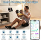 Black BYMRR Train Store health tracking ring with sleep and heart rate monitor, waterproof activity tracker, air gesture control, size 10.