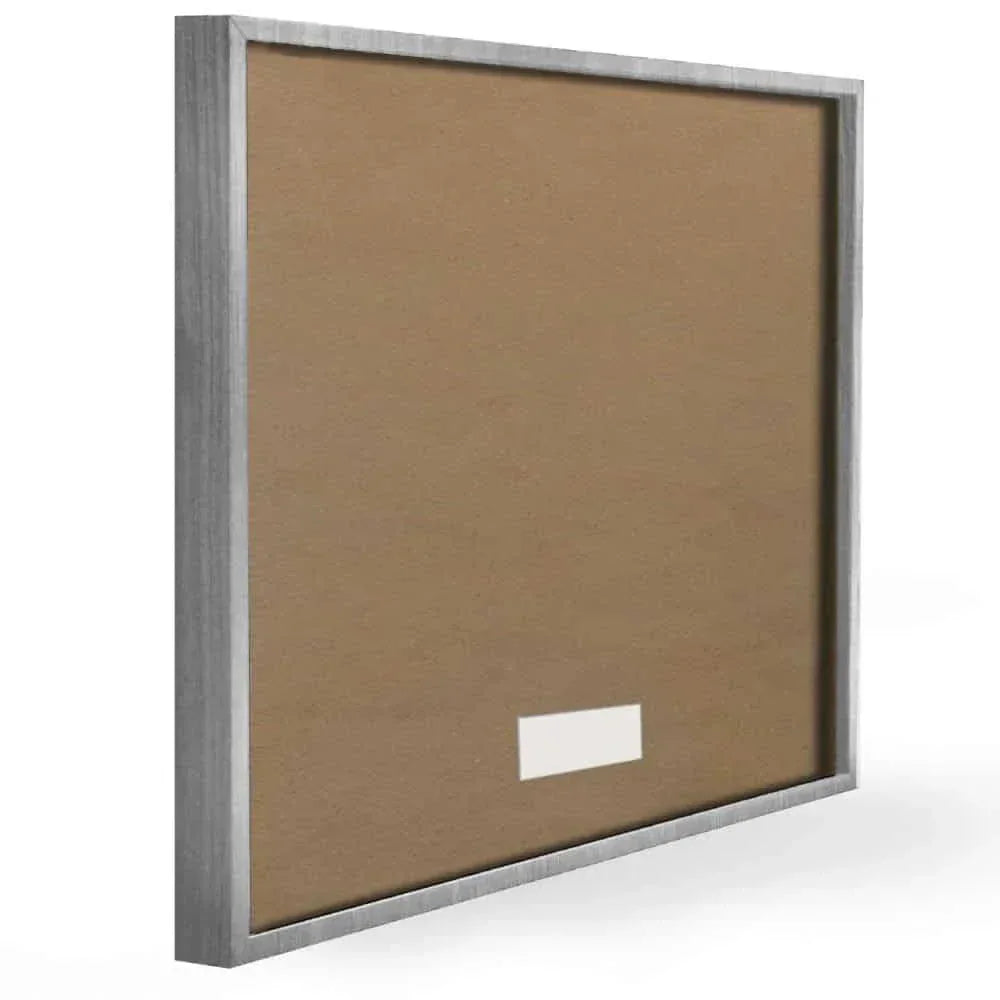 24x30 framed artwork of planes, trains, and automobiles by Njoyart, featuring a detailed design in a grey frame.