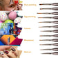 Set of 12 brown miniature paint brushes for oil and acrylic painting by BYMRR Train Store, ideal for detailed art projects.