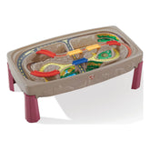 BYMRR Train Store Deluxe Canyon Road train table and chair set for outdoor kids&