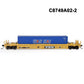 Evemodel HO Scale 1:87 40Ft Well Car with 20&