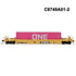 Evemodel HO Scale 1:87 40Ft Well Car with 20&
