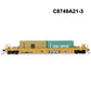 Evemodel HO Scale 1:87 40Ft Well Car with 20&