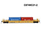 Evemodel HO Scale 1:87 40Ft Well Car with 20&