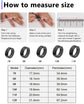 BYMRR Train Store 2025 Smart Health Tracker Ring in silver, waterproof fitness monitor with health metrics and charging case.