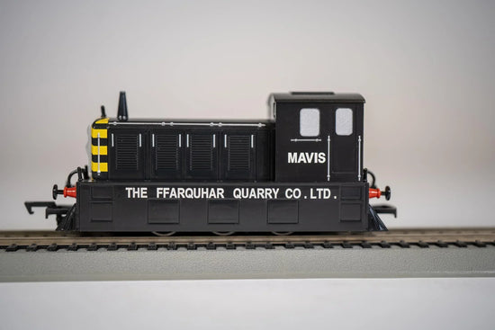 HO scale Bachmann Trains Mavis locomotive with articulating eyes feature, detailed model train for model railroading enthusiasts