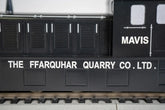 HO scale Bachmann Trains Mavis locomotive with articulating eyes, detailed model for model train enthusiasts.