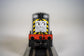 HO scale Bachmann Trains Mavis locomotive with articulating eyes feature, detailed model for model railroading enthusiasts.