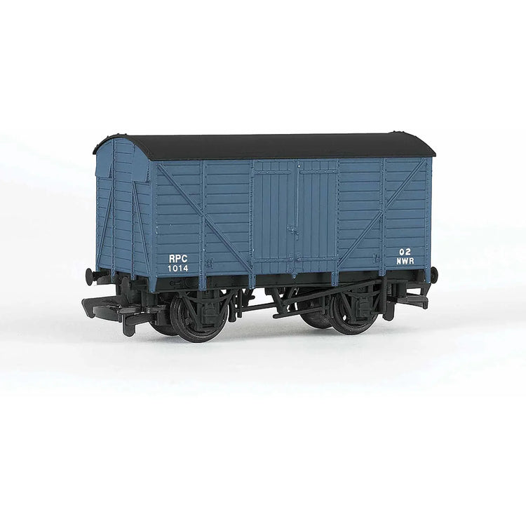 HO scale Bachmann Trains ventilated van freight car with detailed railcar design and realistic weathered finish.