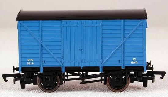 HO scale Bachmann Trains ventilated van freight car with detailed paint and realistic design, suitable for model train layouts.