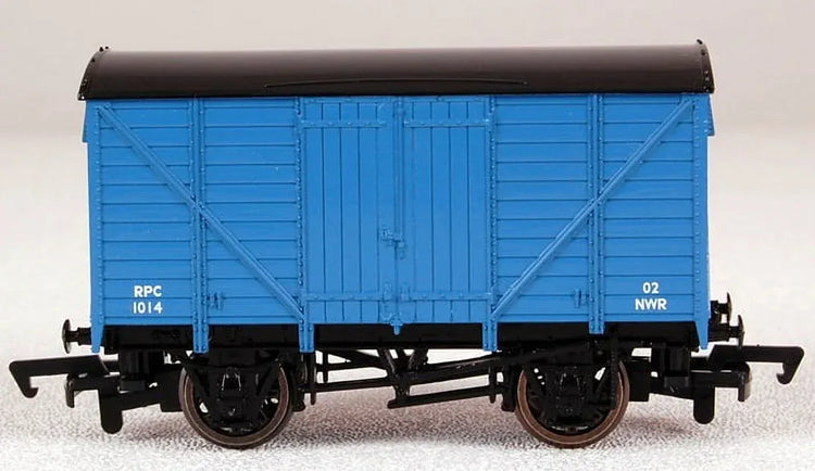 HO scale Bachmann Trains ventilated van freight car with detailed paint and realistic design, suitable for model train layouts.