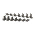 HO scale 14-piece E-Z Track graduated pier set for model railroads, featuring realistic concrete piers for train layouts.