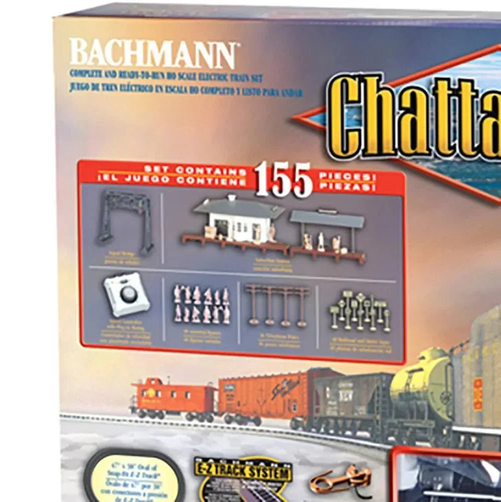 HO scale Chattanooga Electric model train set by BYMRR Train Store featuring detailed locomotor and cars on track.