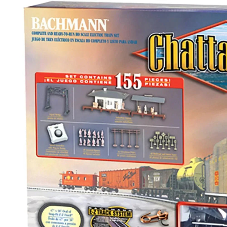 HO scale Chattanooga Electric model train set by BYMRR Train Store featuring detailed locomotor and cars on track.