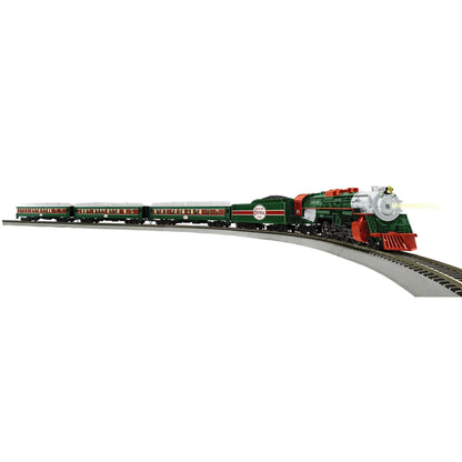 HO Scale Christmas Express Electric Model Train Set with Remote Control and Bluetooth Connectivity - BYMRR Train Store