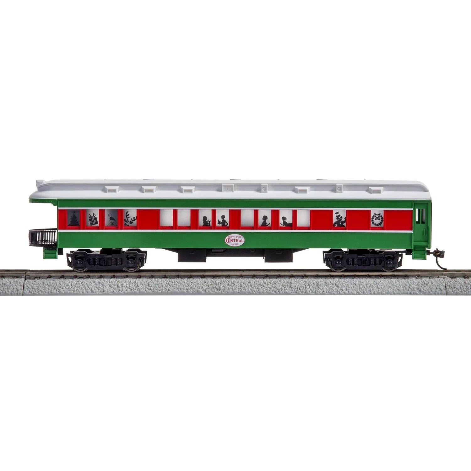 HO Scale Christmas Express Electric Model Train Set with Remote Control and Bluetooth Connectivity - BYMRR Train Store