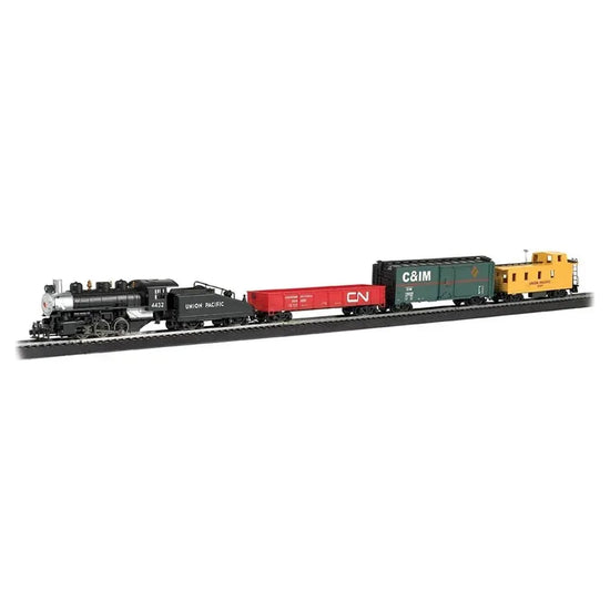HO Scale Pacific Flyer Electric Model Train Set - Fully Assembled and Ready to Operate - BYMRR Train Store