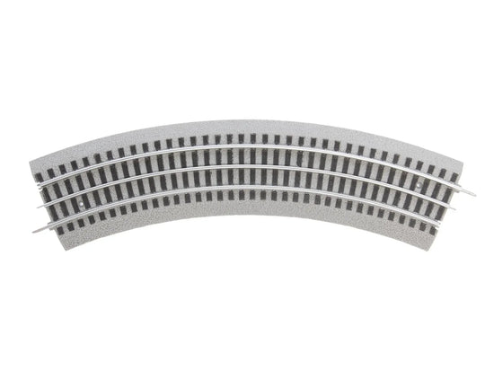 O-Gauge Fastrack O36 curved track set with four 45-degree pieces for model train layout versatility, by BYMRR Train Store