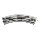 O-Gauge Fastrack O36 curved track set with four 45-degree pieces, designed for versatile model train layouts.