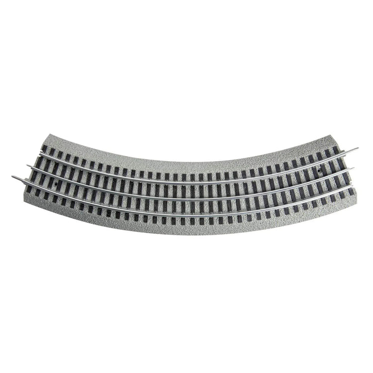 O-Gauge Fastrack O36 curved track set with four 45-degree pieces for model train layout versatility, by BYMRR Train Store