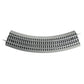 O-Gauge Fastrack O36 curved track set with four 45-degree pieces for model train layout versatility, by BYMRR Train Store