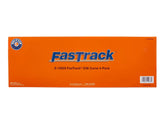O-Gauge Fastrack O36 curved train track set with four 45-degree pieces for versatile model train layouts.