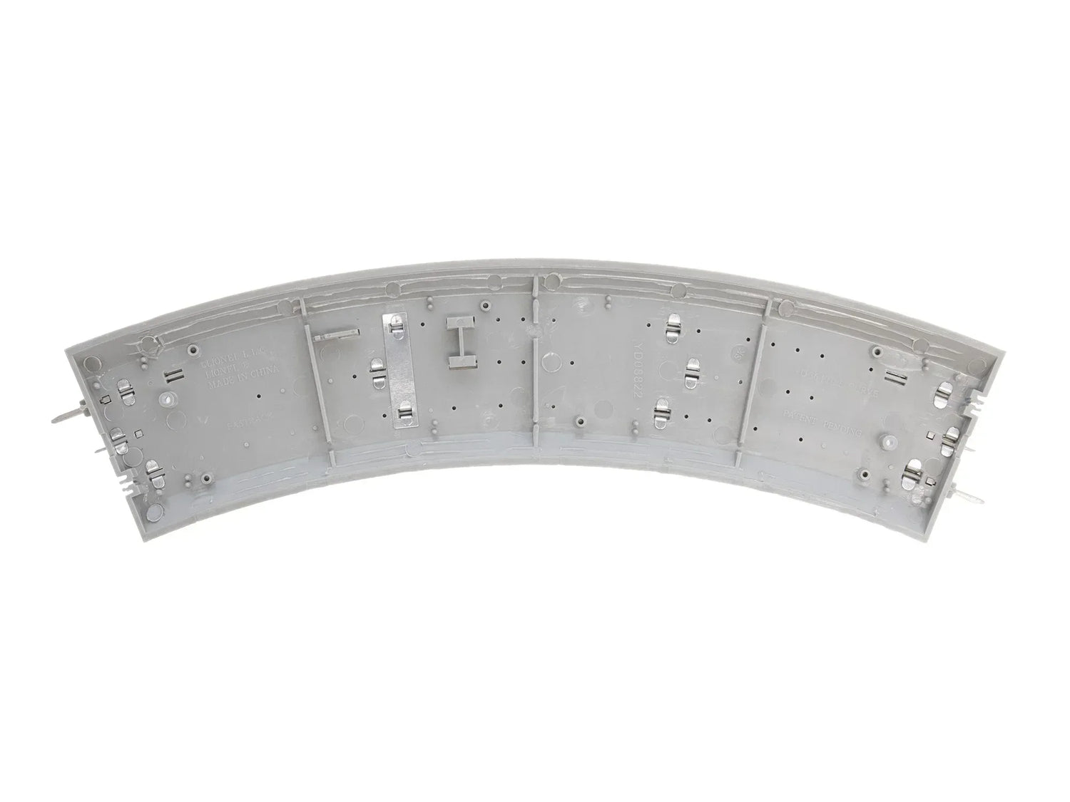 O-Gauge Fastrack O36 curved track set with four 45-degree pieces for model train layouts, featuring premium construction and versatile design.