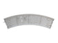 O-Gauge Fastrack O36 curved track set with four 45-degree pieces for model train layouts, featuring premium construction and versatile design.