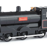 Thomas & Friends HO scale Donald locomotive with animated eyes, detailed model train for collectors and young fans.