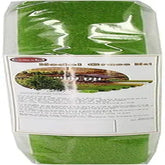 Artificial grass mat for model scenery by BYMRR Train Store, green 40x100 cm, ideal for craft and decoration projects.