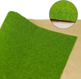 Artificial grass mat for model scenery by BYMRR Train Store, green 40 x 100 cm for craft and decoration projects