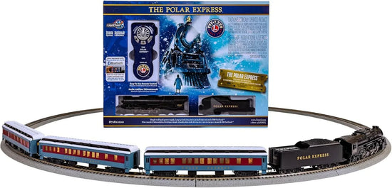 Polar Express Lionchief 2-8-4 Bluetooth HO Scale Model Train Set with Remote Control - BYMRR Train Store