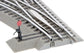 Fastrack 036 Electric O Gauge Left-Hand Manual Switch for model trains, suitable for ages 14 and up, by BYMRR Train Store.
