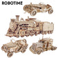 Robotime 3D Wooden Puzzle Prime Steam Express Model DIY Kit - BYMRR Train Store
