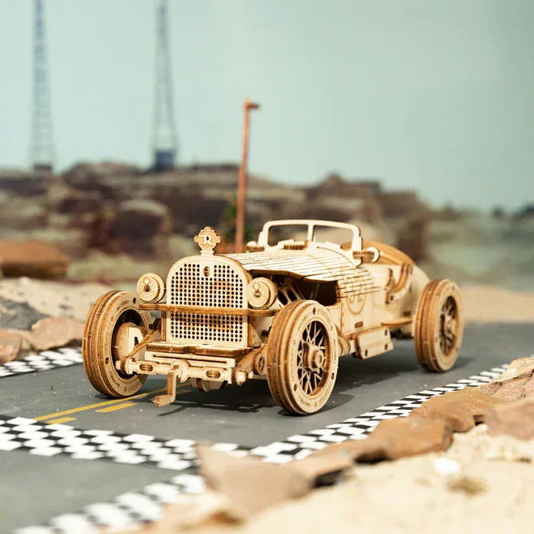 Robotime 3D Wooden Puzzle Prime Steam Express Model DIY Kit - BYMRR Train Store