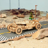 Robotime 3D Wooden Puzzle Prime Steam Express Model DIY Kit - BYMRR Train Store