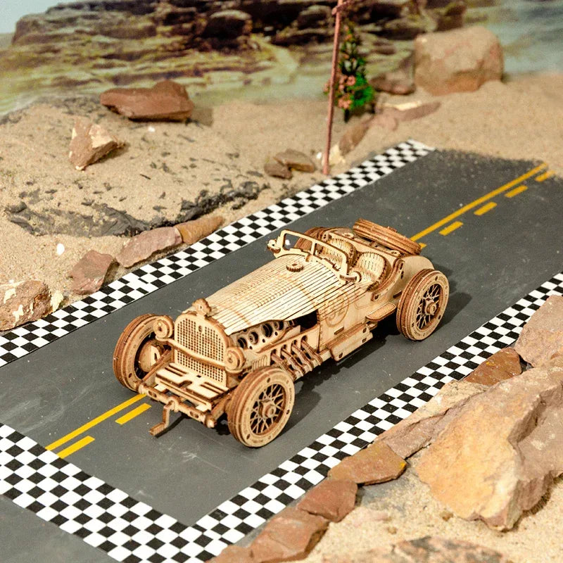 Robotime 3D Wooden Puzzle Prime Steam Express Model DIY Kit - BYMRR Train Store