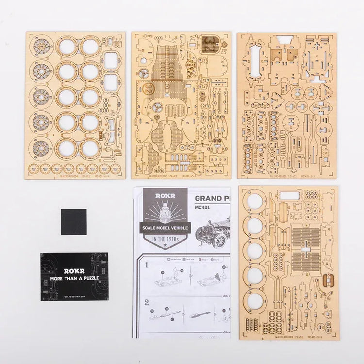Robotime 3D Wooden Puzzle Prime Steam Express Model DIY Kit - BYMRR Train Store