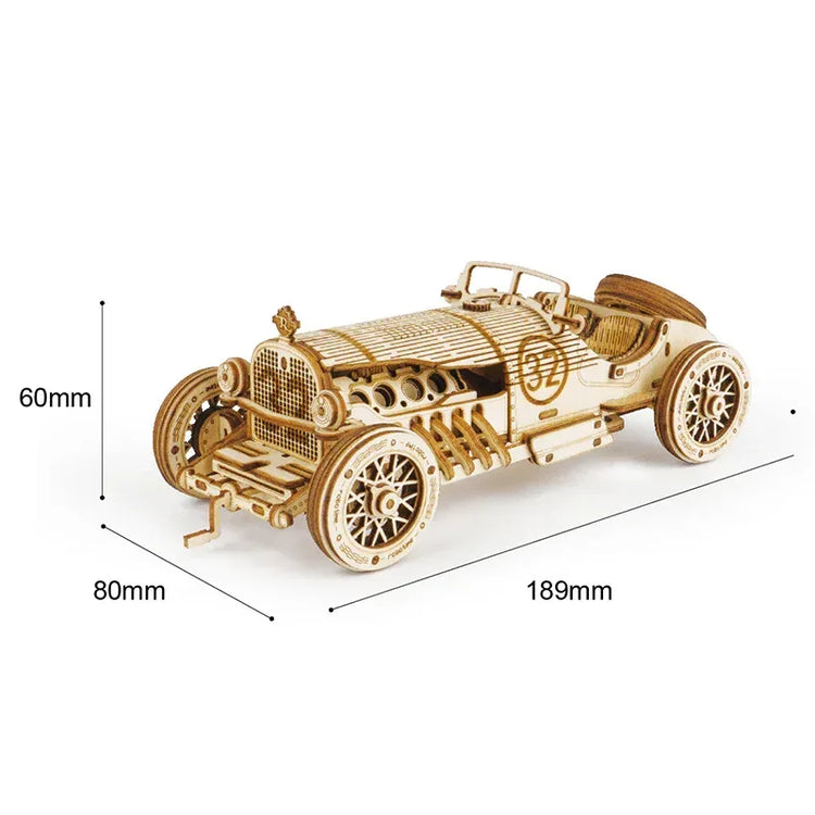 Robotime 3D Wooden Puzzle Prime Steam Express Model DIY Kit - BYMRR Train Store