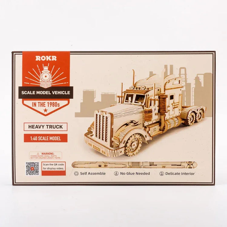 Robotime 3D Wooden Puzzle Prime Steam Express Model DIY Kit - BYMRR Train Store