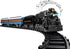 Polar Express Berkshire-style battery-operated model train set with remote control, featuring detailed train cars and festive holiday design.