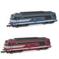 HO scale 1:87 European style model railway locomotive by BYMRR Train Store, detailed black and red locomotive with intricate design.