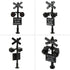 N Scale LED Traffic Block Signals - Set of 2 Stop on Red for Model Railroads (1:160 Scale) - BYMRR Train Store