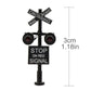 N Scale LED Traffic Block Signals - Set of 2 Stop on Red for Model Railroads (1:160 Scale) - BYMRR Train Store