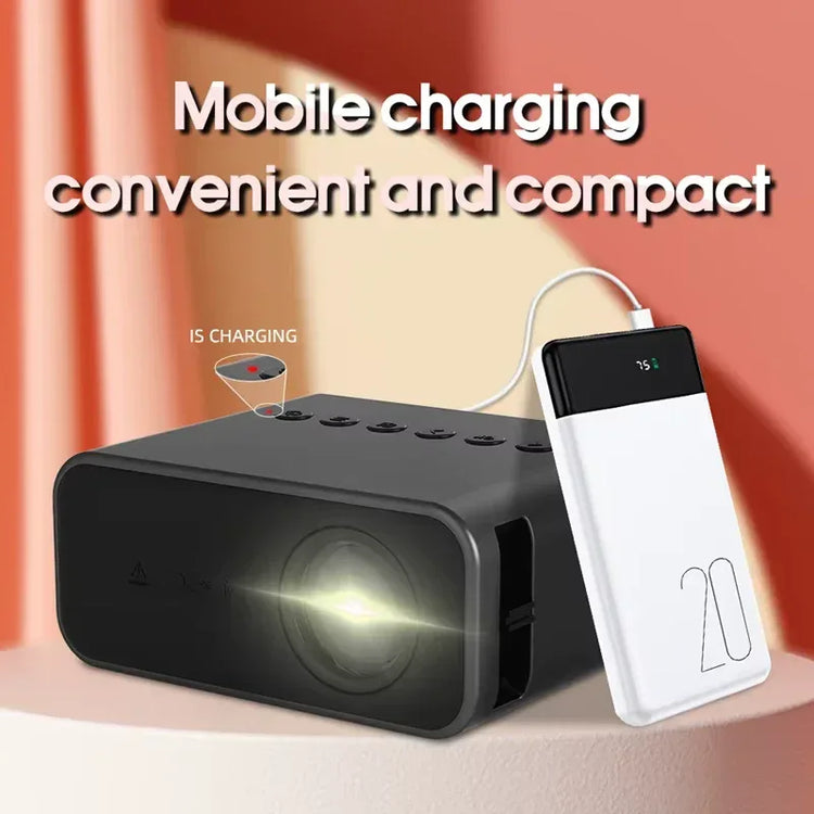 Xiaomi Mini Portable Projector: Elevate Your Home Entertainment Experience with Stunning 8K HD for Gaming and Family Enjoyment - BYMRR Train Store