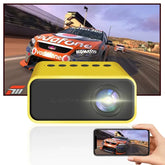 Xiaomi Mini Portable Projector displaying vibrant 8K HD images, ideal for gaming and family entertainment at home