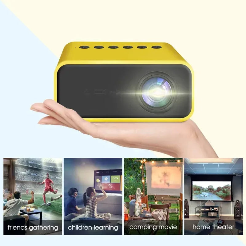 Xiaomi Mini Portable Projector: Elevate Your Home Entertainment Experience with Stunning 8K HD for Gaming and Family Enjoyment - BYMRR Train Store