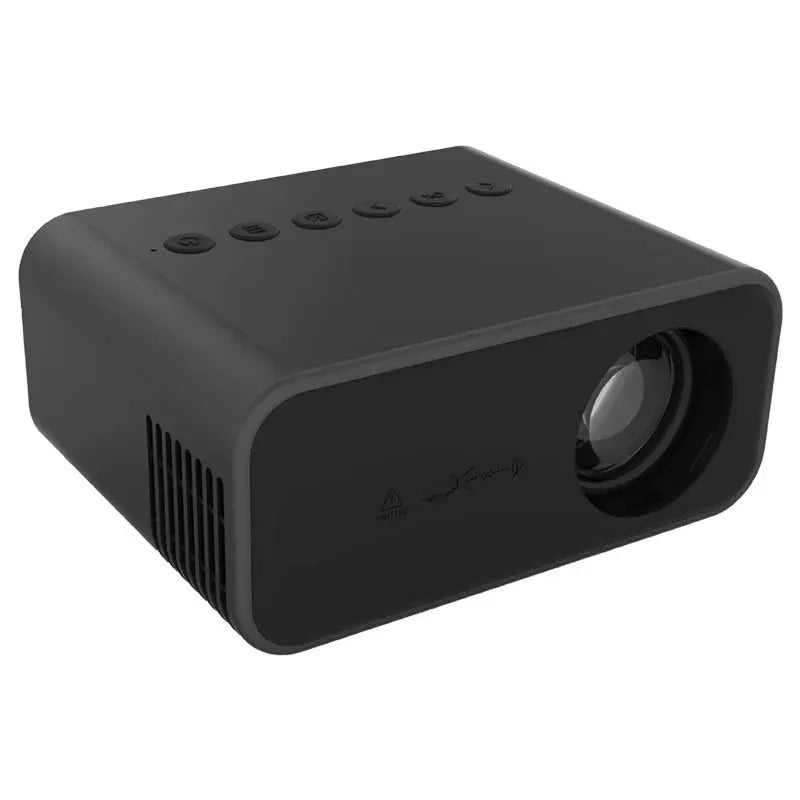 Xiaomi Mini Portable Projector displaying vibrant 8K HD images on a wall for home entertainment and gaming.
