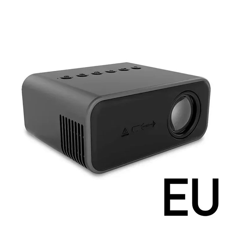Xiaomi Mini Portable Projector showcasing sleek design and compact size, capable of 8K HD resolution for home entertainment.